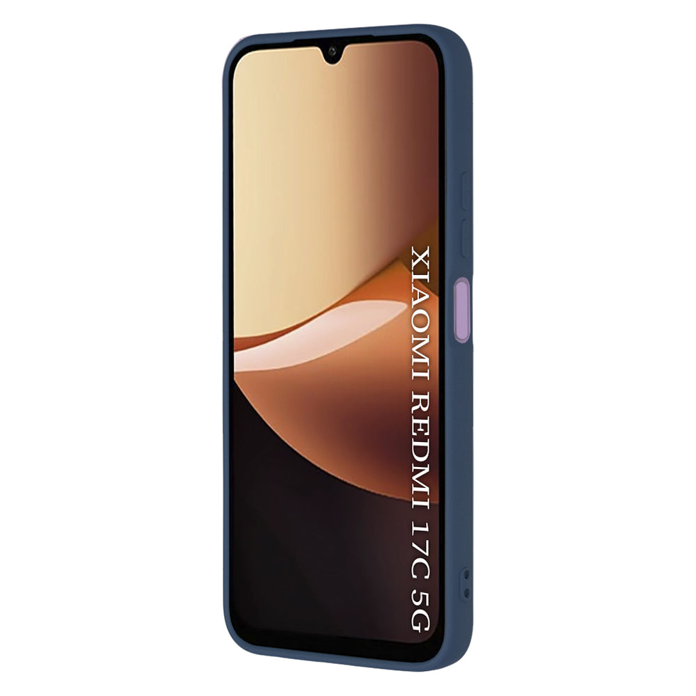 Funda para Xiaomi Redmi 17C 5G, Techsuit, SoftFlex, azul marino
