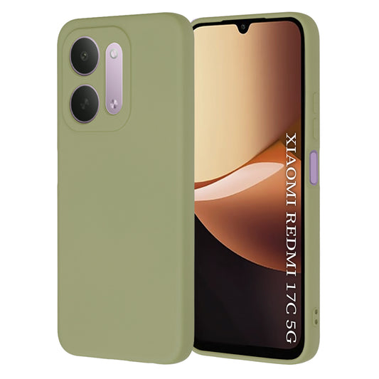 Funda para Xiaomi Redmi 17C 5G, Techsuit, SoftFlex, Matcha
