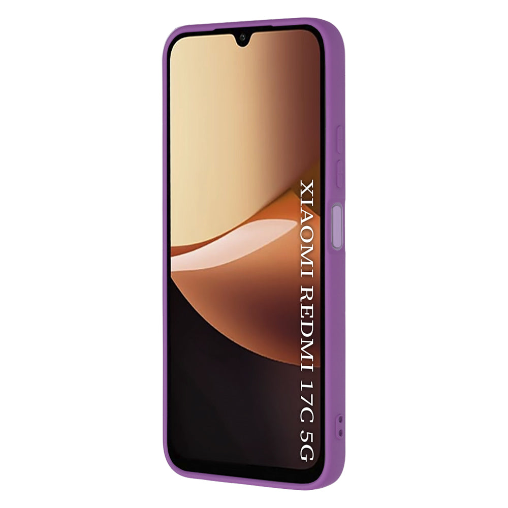 Funda para Xiaomi Redmi 17C 5G, Techsuit, SoftFlex, morada