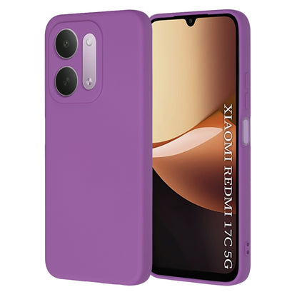 Funda para Xiaomi Redmi 17C 5G, Techsuit, SoftFlex, morada