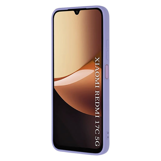 Funda para Xiaomi Redmi 17C 5G, Techsuit, SoftFlex, Morado Claro