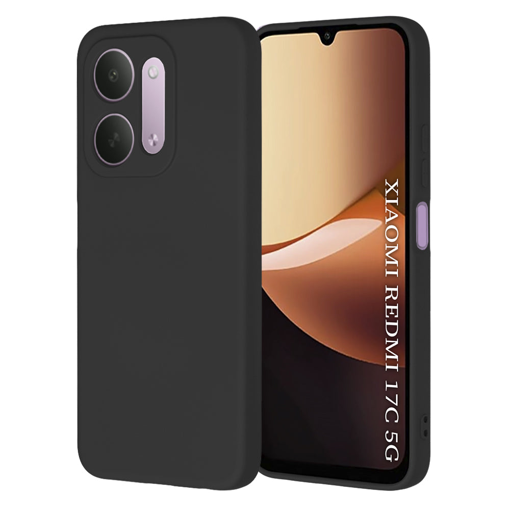 Funda para Xiaomi Redmi 17C 5G, Techsuit, SoftFlex, negra