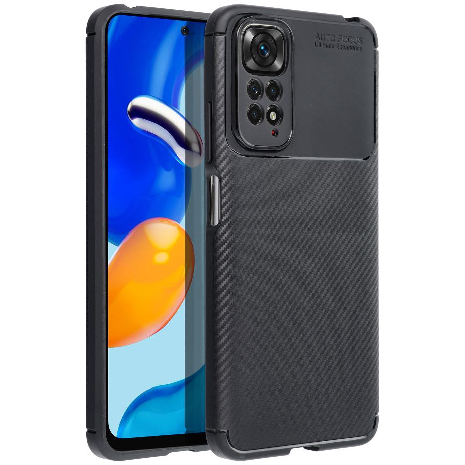 Funda para Xiaomi Poco C65 / Redmi 13C, OEM, Carbon Premium, Negra