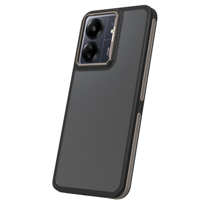 Funda para Xiaomi Poco M6 / Redmi 13C 5G, OEM, Crystal Black, Gris