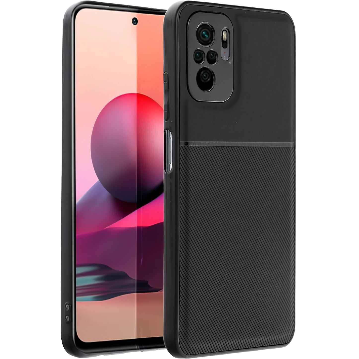 Funda para Xiaomi Redmi Note 10 Pro Max / Note 10 Pro, OEM, Noble, Negra