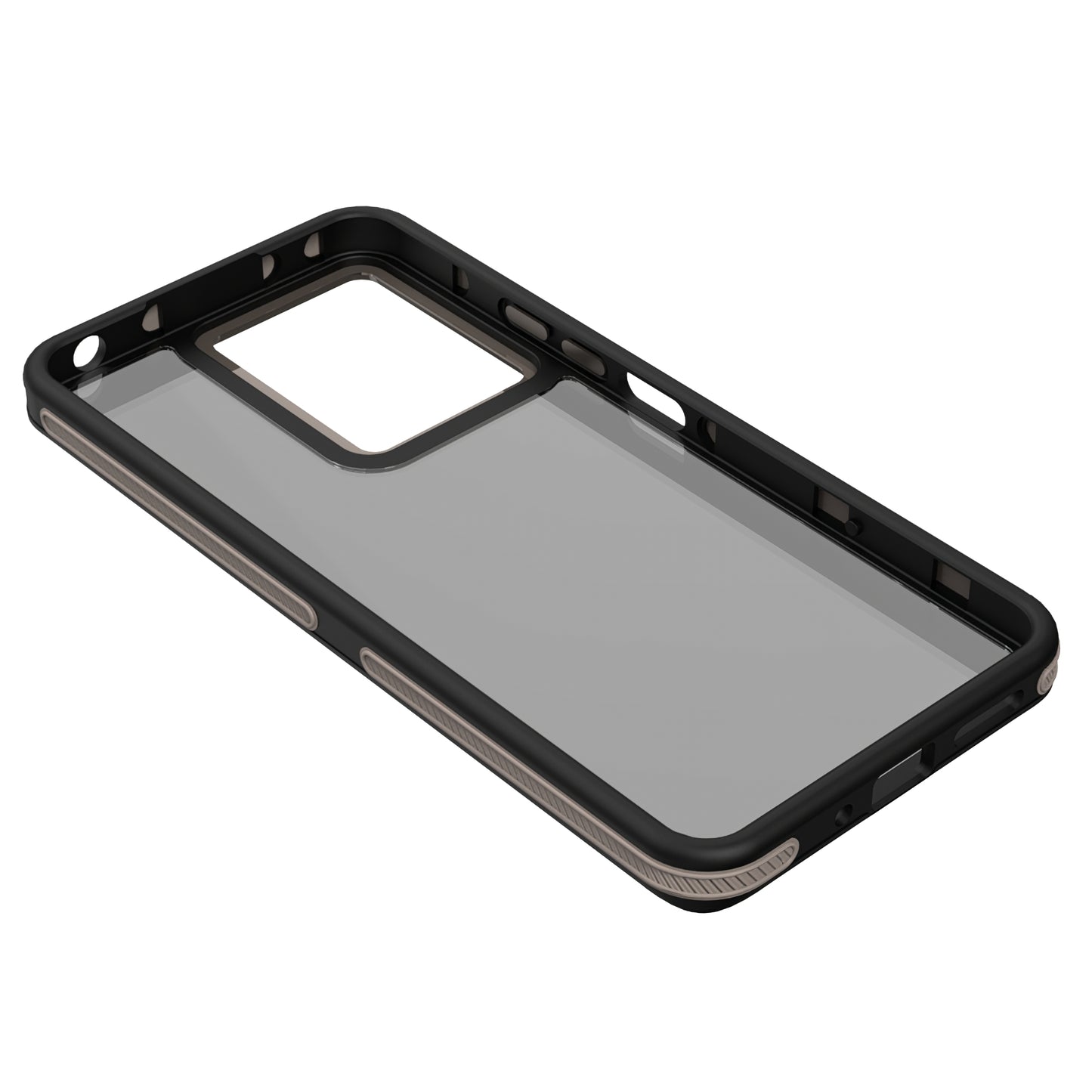 Funda para Xiaomi Poco M6 / Redmi 13C 5G, OEM, Crystal Black, Gris