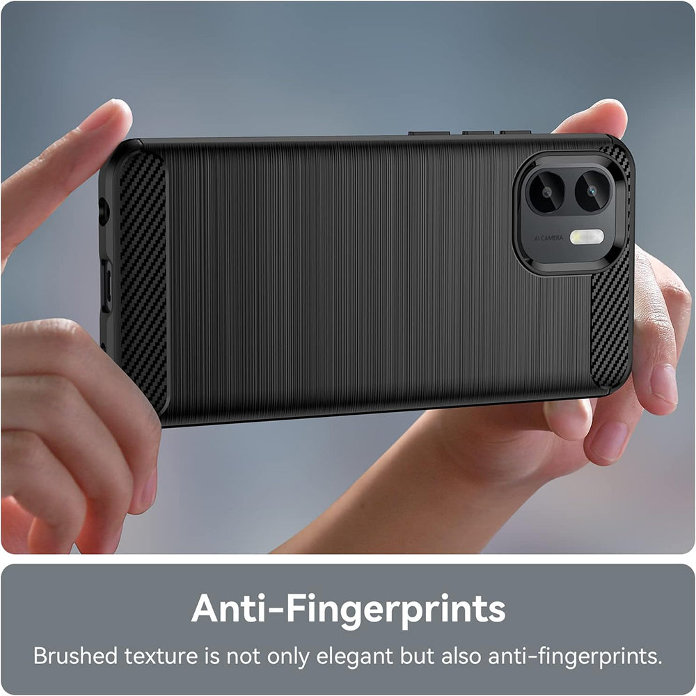 Case for Xiaomi Redmi A2 / A1, Techsuit, Carbon, Black