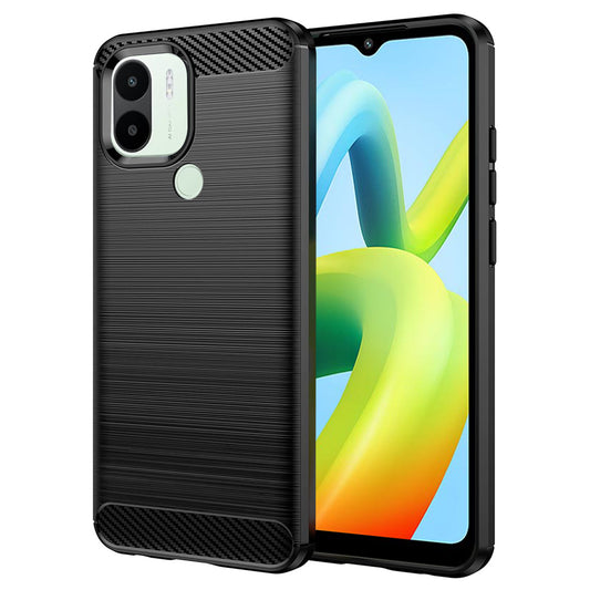 Funda para Xiaomi Redmi A2+ / A1+, Techsuit, Carbono, Negra
