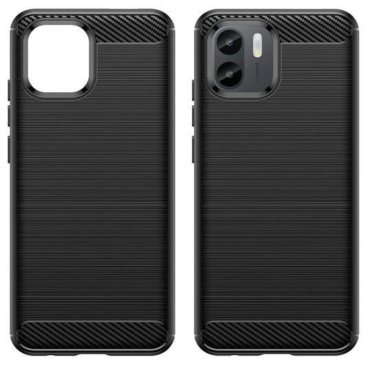 Funda para Xiaomi Redmi A2+ / A1+, Techsuit, Carbono, Negra