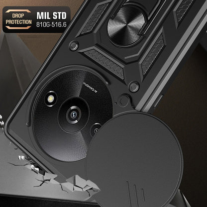 Case for Xiaomi Redmi A3x / A3, Techsuit, CamShield, Black