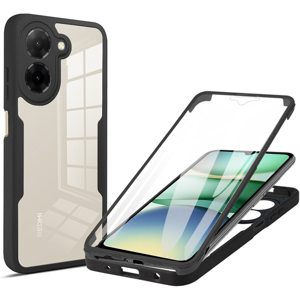 Funda para Xiaomi Redmi A5 4G (Regional), Techsuit, ColorVerse 360, Negra