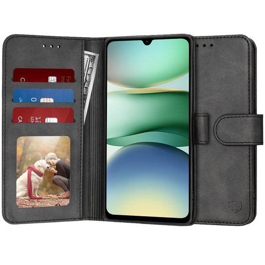 Funda para Xiaomi Redmi A5 4G (Estándar), Techsuit, Diary Book, Negra