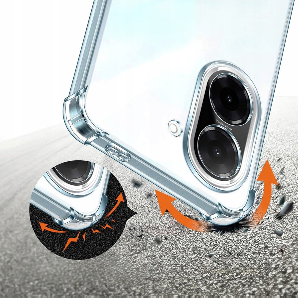 Funda para Xiaomi Redmi A5 4G (Estándar), Techsuit, Antigolpes Transparente, Transparente