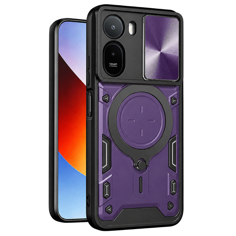 Funda para Xiaomi Redmi A7 Pro 4G, Techsuit, CamGuard Pro, Morado