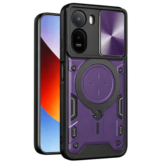 Funda para Xiaomi Redmi A7 Pro 4G, Techsuit, CamGuard Pro, Morado