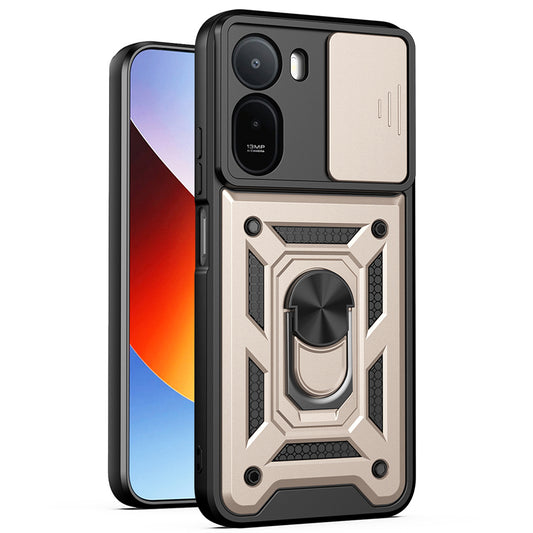 Funda para Xiaomi Redmi A7 Pro 4G, Techsuit, CamShield, Dorada