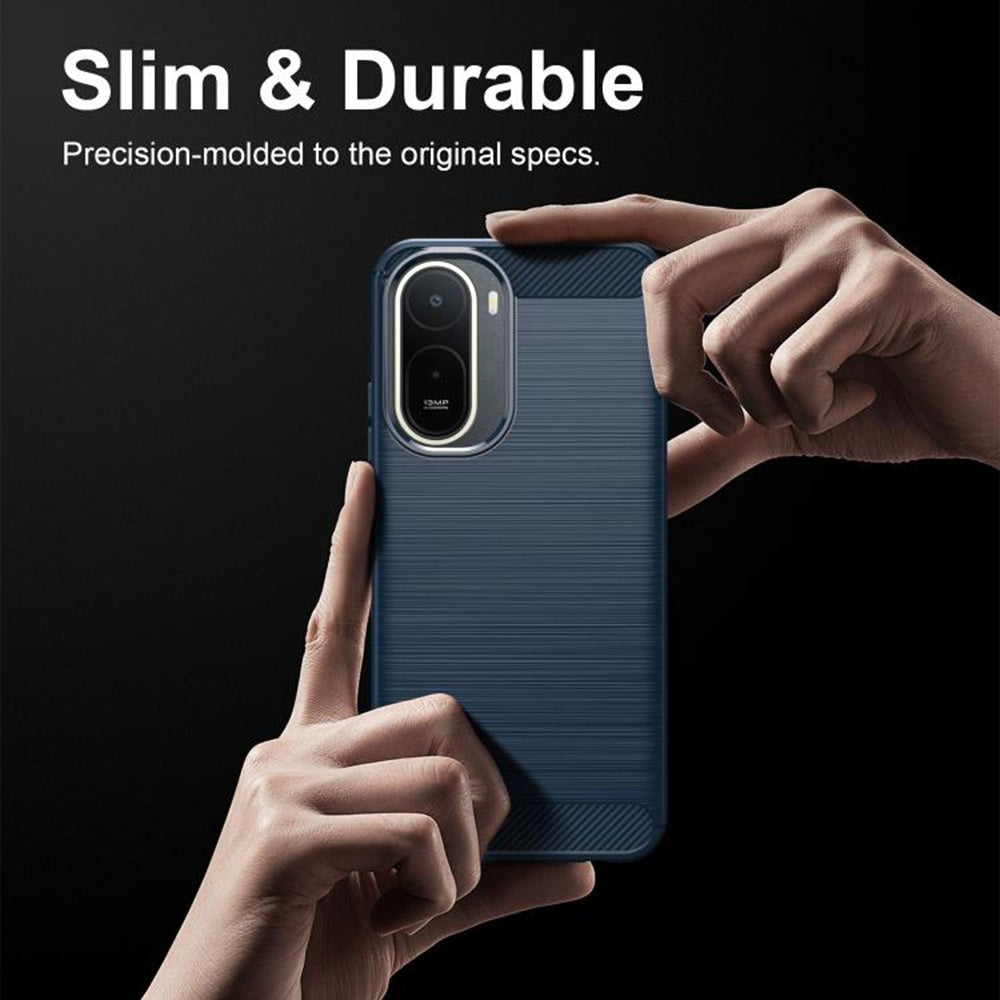 Funda para Xiaomi Redmi A7 Pro 4G, Techsuit, Carbono, Azul