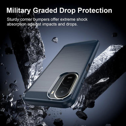 Funda para Xiaomi Redmi A7 Pro 4G, Techsuit, Carbono, Azul