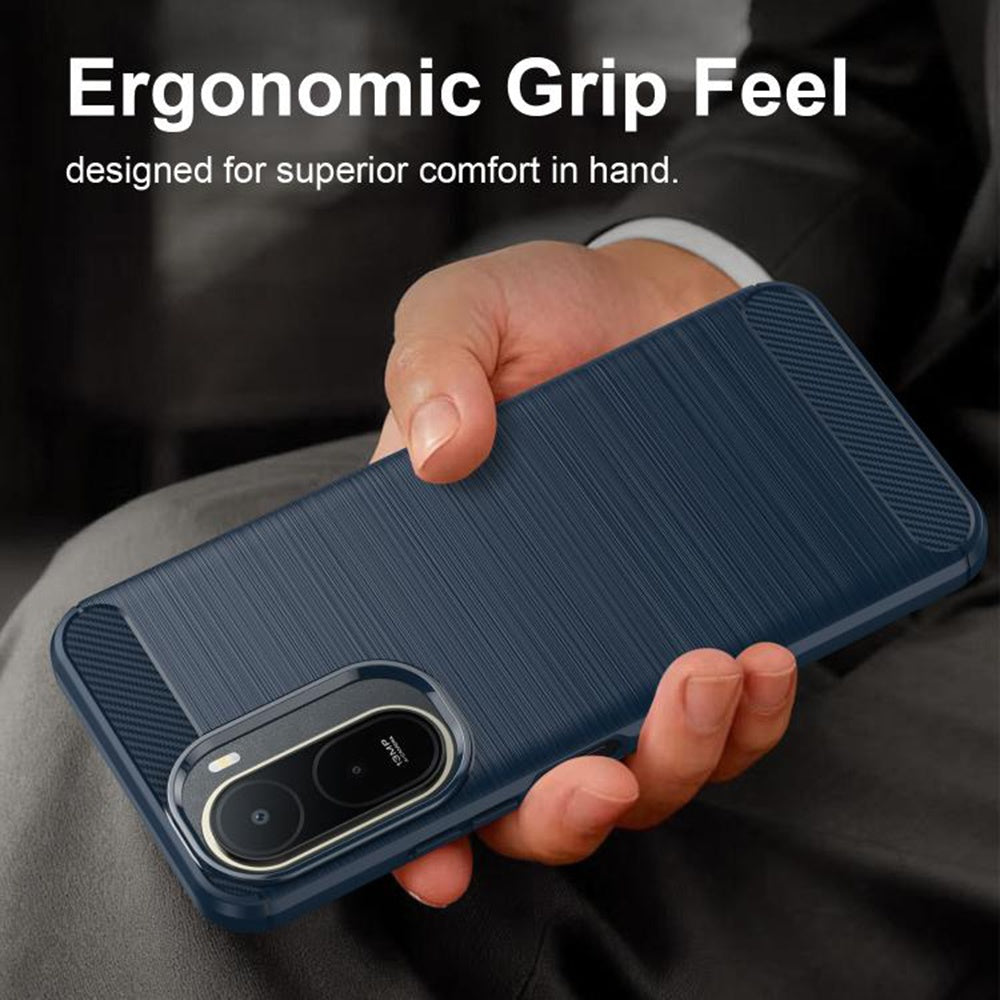 Funda para Xiaomi Redmi A7 Pro 4G, Techsuit, Carbono, Azul