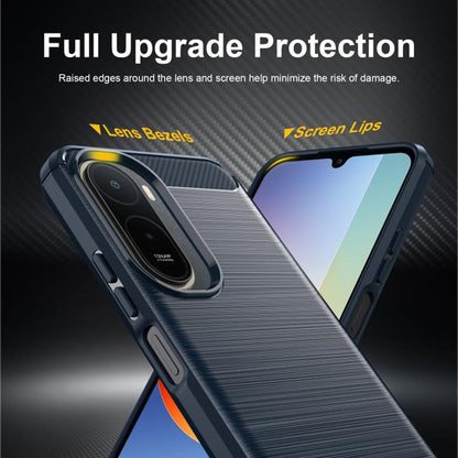 Funda para Xiaomi Redmi A7 Pro 4G, Techsuit, Carbono, Azul