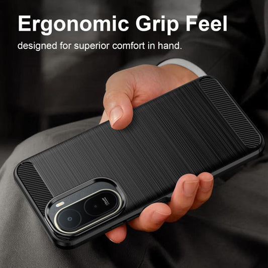 Funda para Xiaomi Redmi A7 Pro 4G, Techsuit, Carbono, Negra