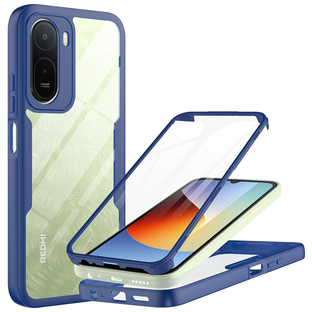 Funda para Xiaomi Redmi A7 Pro 4G, Techsuit, ColorVerse 360, Azul