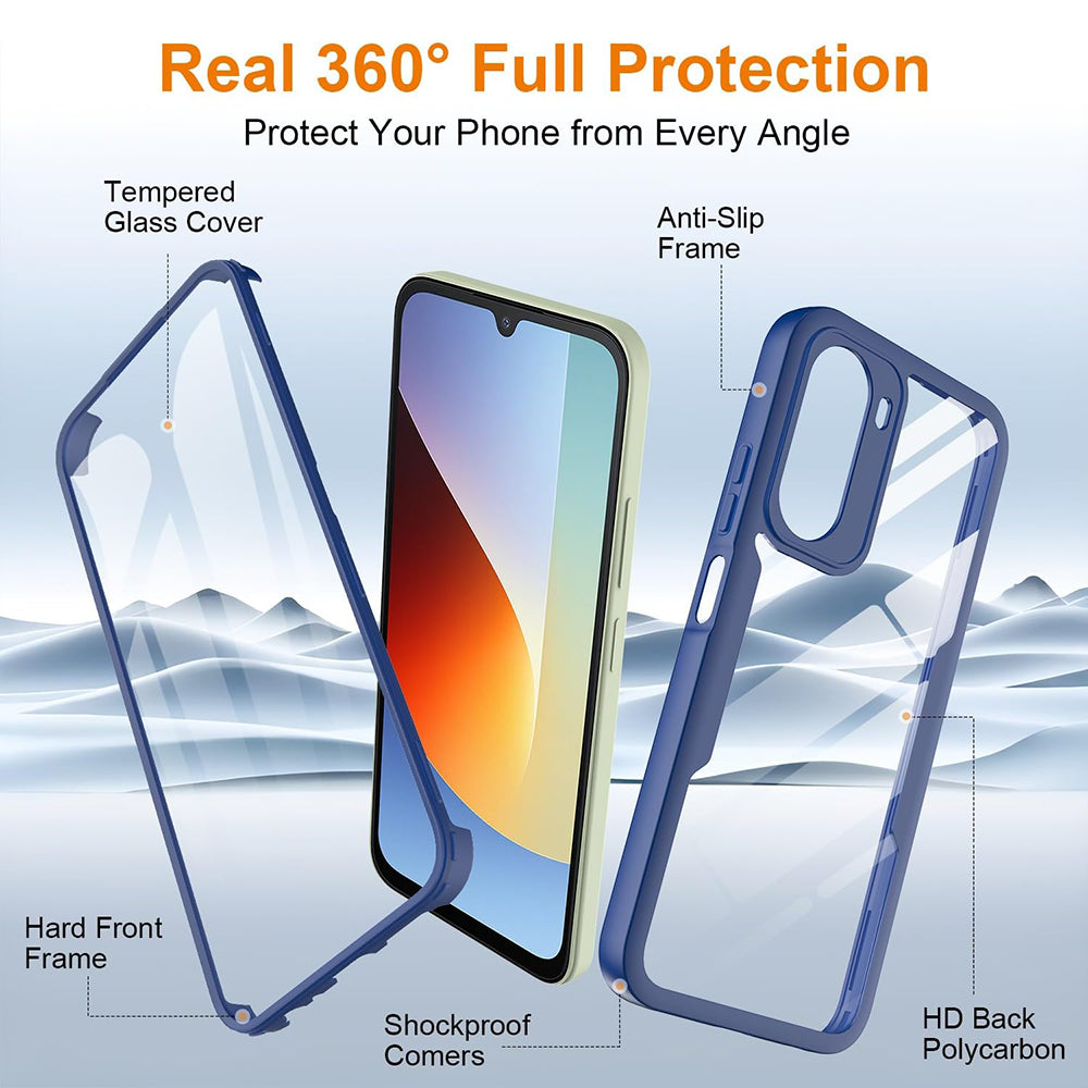 Funda para Xiaomi Redmi A7 Pro 4G, Techsuit, ColorVerse 360, Azul