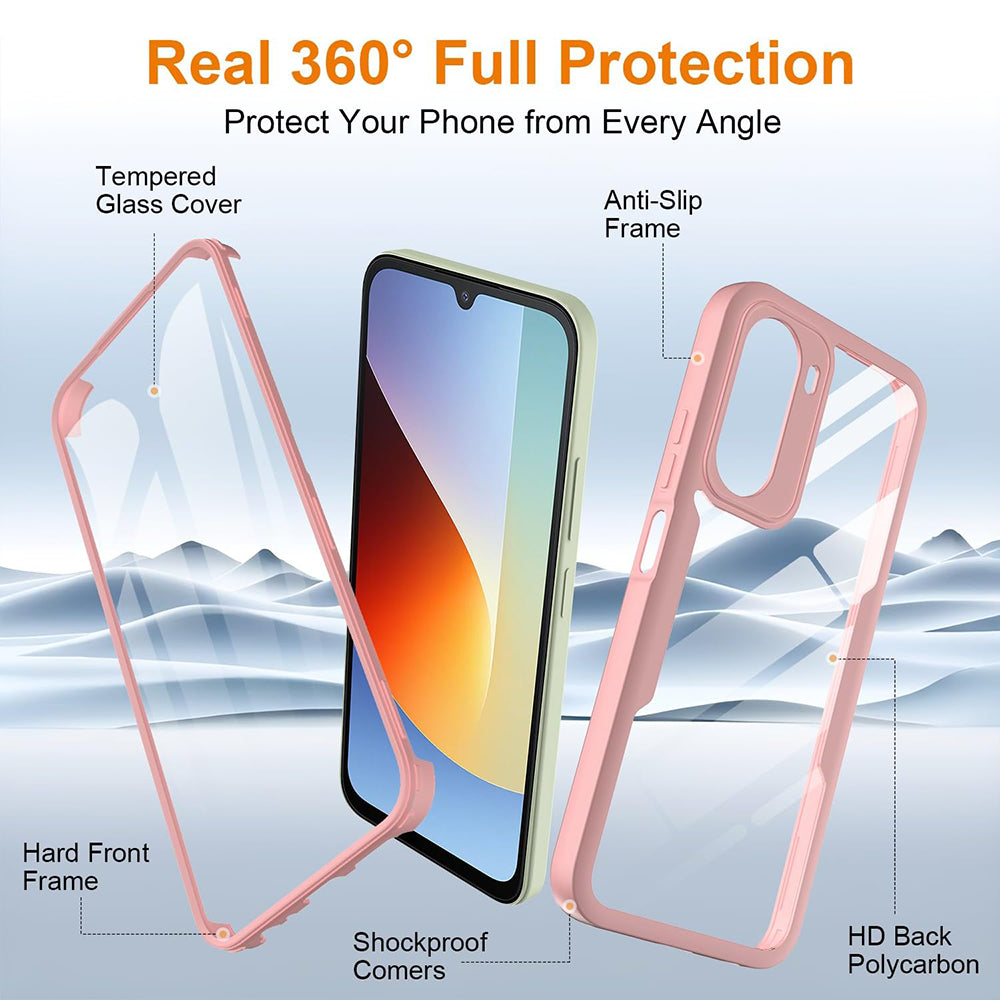 Funda para Xiaomi Redmi A7 Pro 4G, Techsuit, ColorVerse 360, Rosa