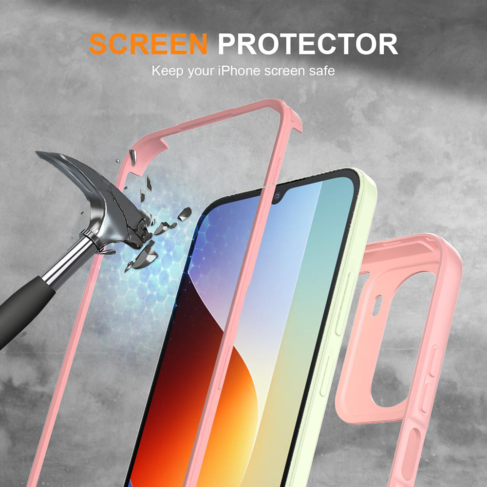 Funda para Xiaomi Redmi A7 Pro 4G, Techsuit, ColorVerse 360, Rosa
