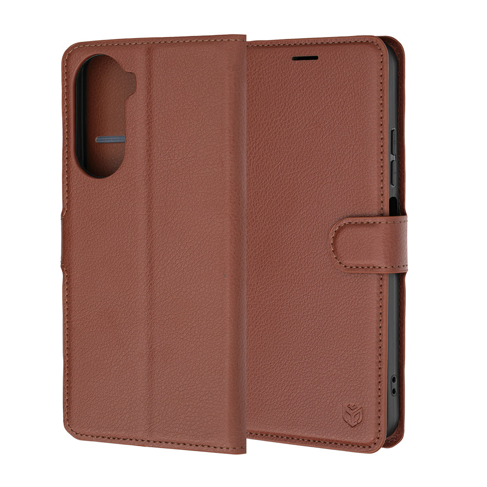 Funda para Xiaomi Redmi A7 Pro 4G, Techsuit, Leather Folio, Marrón