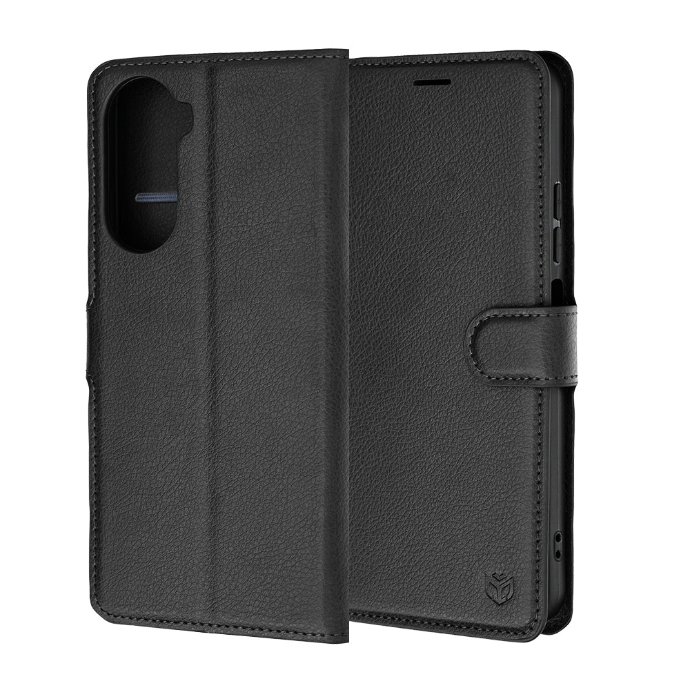Case for Xiaomi Redmi A7 Pro 4G, Techsuit, Leather Folio, Black