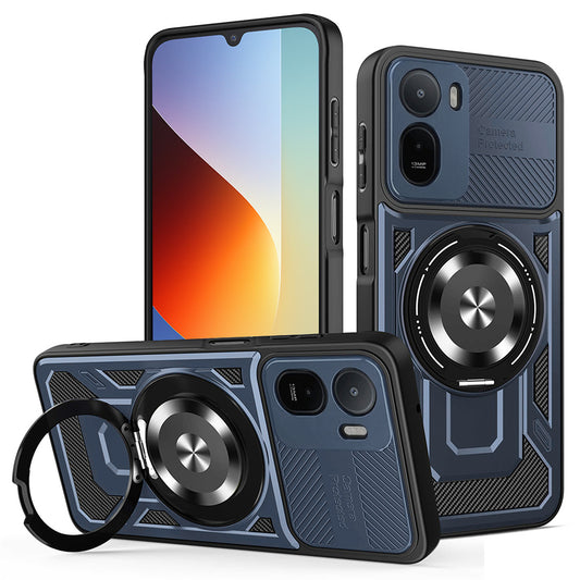 Funda para Xiaomi Redmi A7 Pro 4G, Techsuit, RuggedCam, Azul