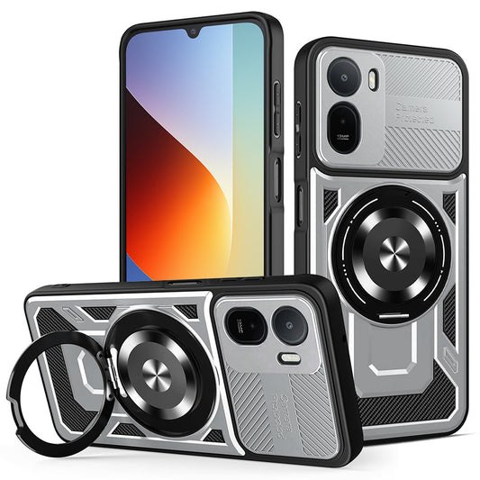 Funda para Xiaomi Redmi A7 Pro 4G, Techsuit, RuggedCam, Gris