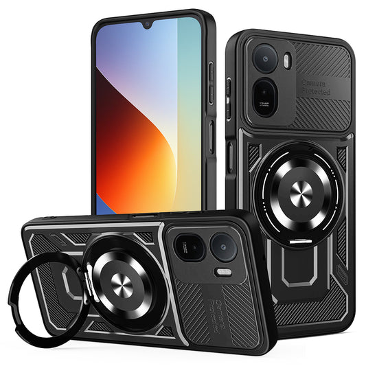 Funda para Xiaomi Redmi A7 Pro 4G, Techsuit, RuggedCam, Negra