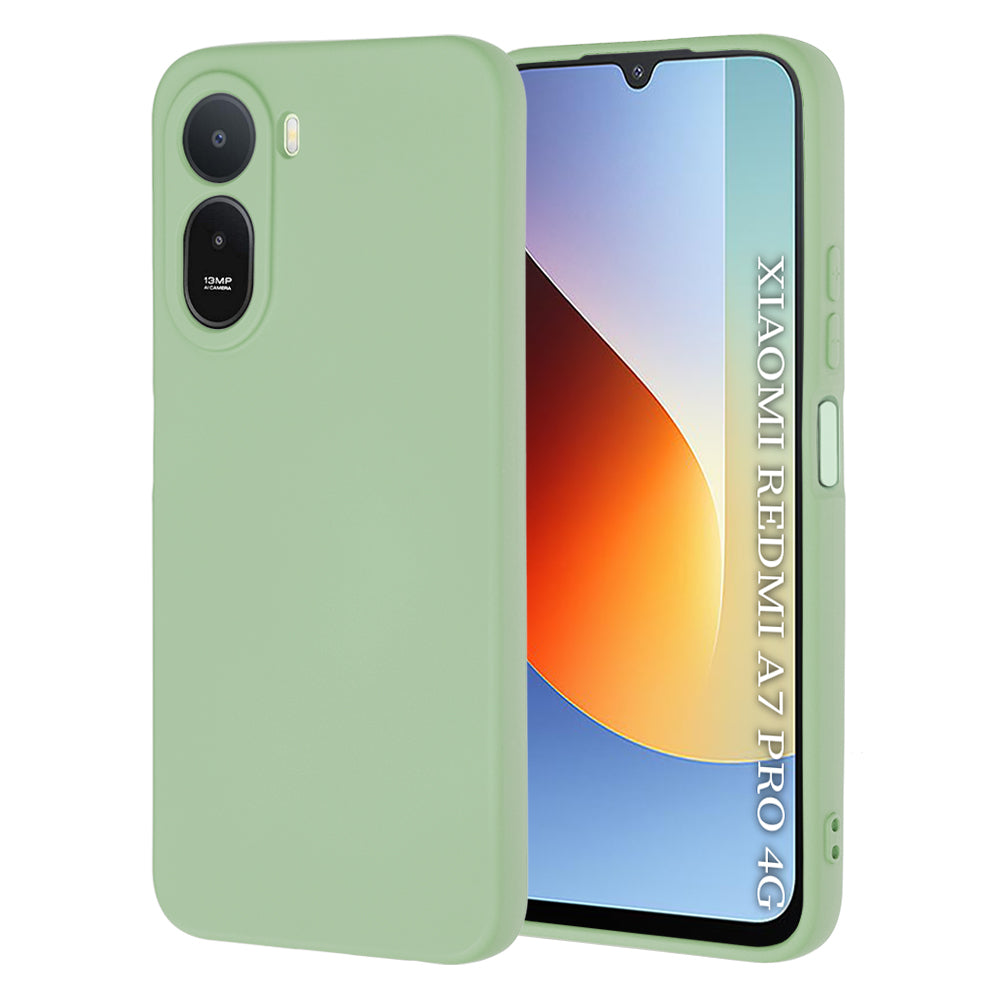 Funda para Xiaomi Redmi A7 Pro 4G, Techsuit, SoftFlex, Verde Claro