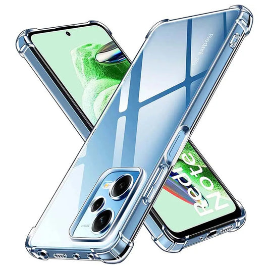 Funda para Xiaomi Redmi Note 12 Pro 5G, Techsuit, Transparente a prueba de golpes