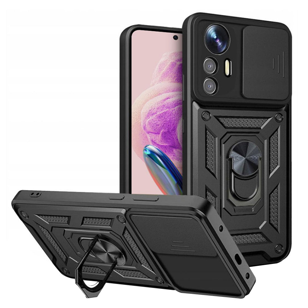 Funda para Xiaomi Redmi Note 12S, Techsuit, CamShield, Negra