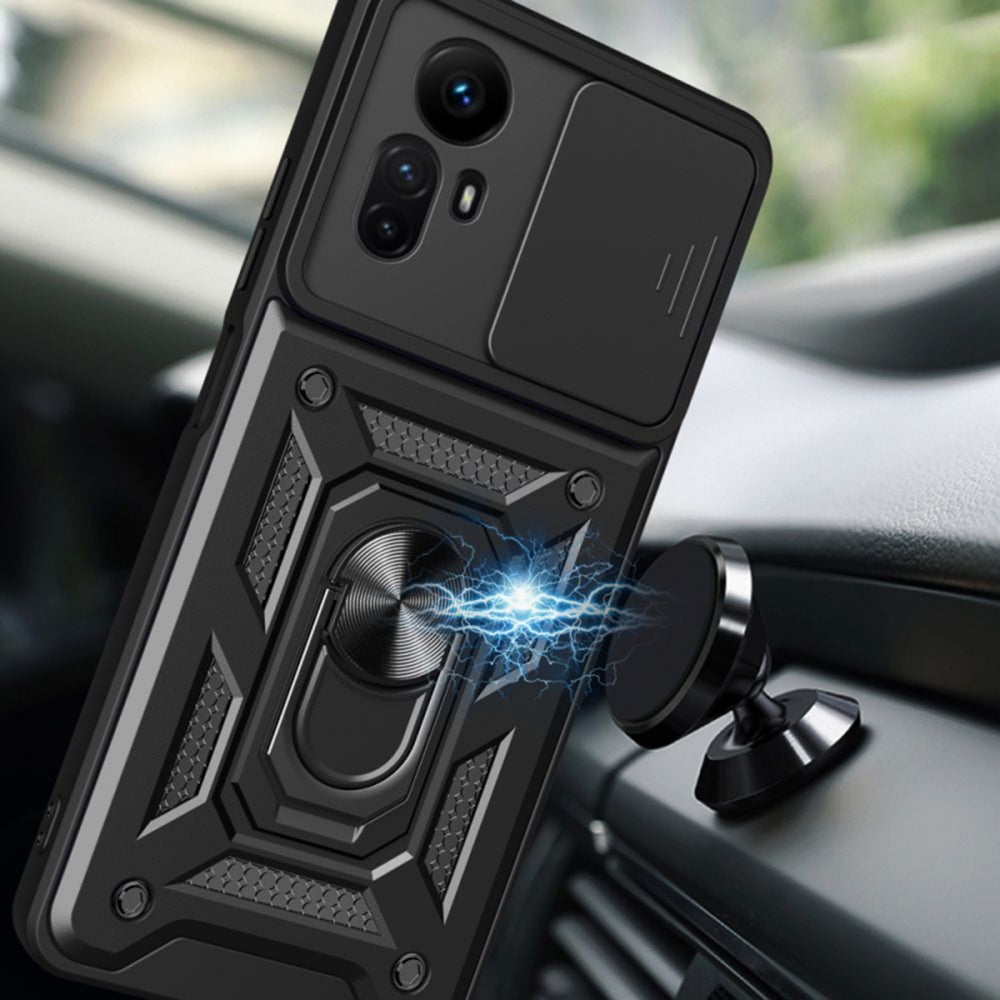 Funda para Xiaomi Redmi Note 12S, Techsuit, CamShield, Negra