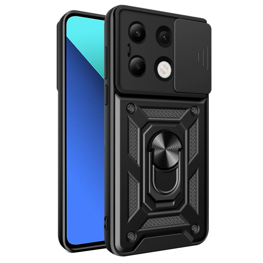 Case for Xiaomi Redmi Note 13 4G, Techsuit, CamShield, Black