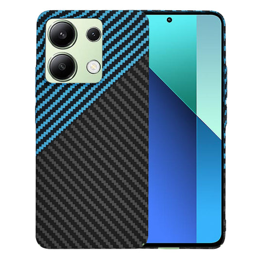 Funda para Xiaomi Redmi Note 13 4G, Techsuit, Carbonite FiberShell, Negra Bleu