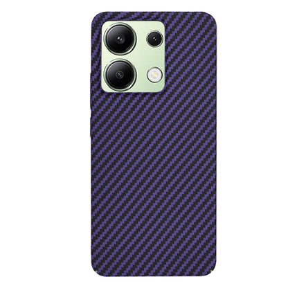Funda para Xiaomi Redmi Note 13 4G, Techsuit, Carbonite FiberShell, Morado