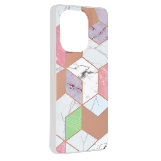 Funda para Xiaomi Redmi Note 13 4G, Techsuit, Mármol, Morado