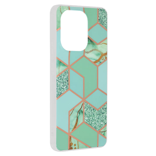 Funda para Xiaomi Redmi Note 13 4G, Techsuit, Marble, Verde