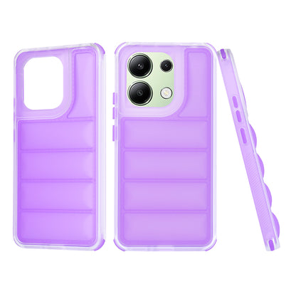 Funda para Xiaomi Redmi Note 13 4G, Techsuit, Wave Shield, Morado