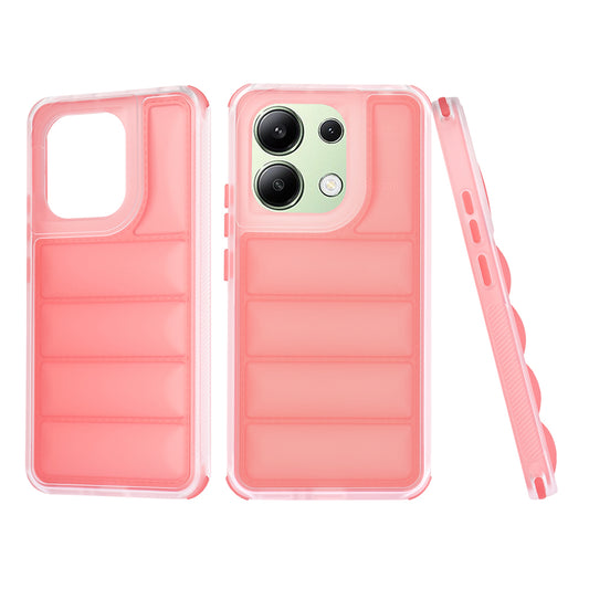 Funda para Xiaomi Redmi Note 13 4G, Techsuit, Wave Shield, Roja