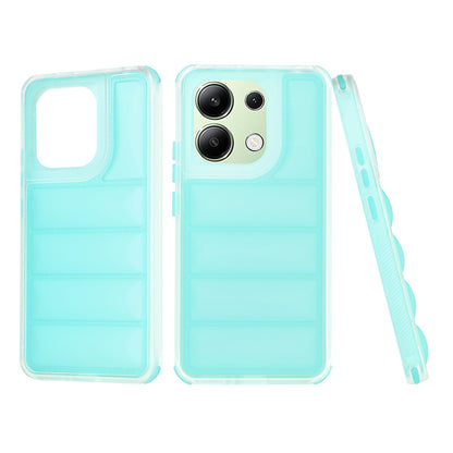 Funda para Xiaomi Redmi Note 13 4G, Techsuit, Wave Shield, Turquesa