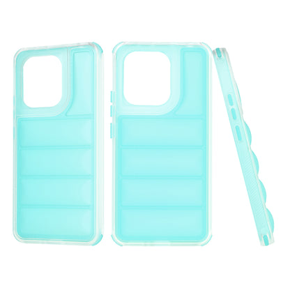 Funda para Xiaomi Redmi Note 13 4G, Techsuit, Wave Shield, Turquesa