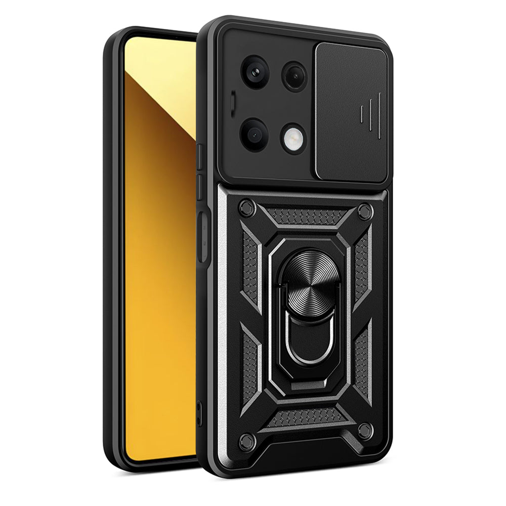 Funda para Xiaomi Redmi Note 13 5G, Techsuit, CamShield, Negra