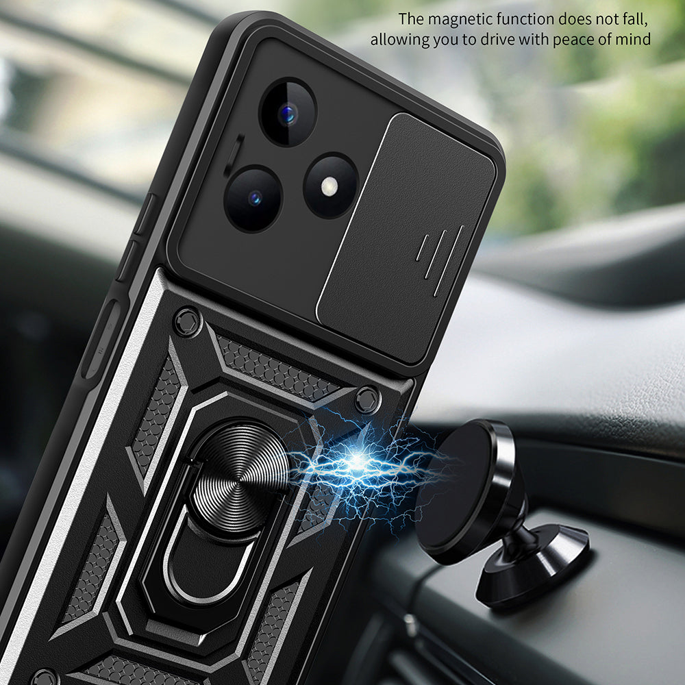 Funda para Xiaomi Redmi Note 13 5G, Techsuit, CamShield, Negra