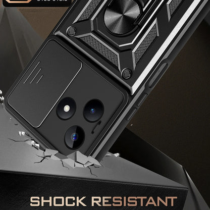 Funda para Xiaomi Redmi Note 13 5G, Techsuit, CamShield, Negra